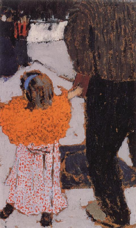 Edouard Vuillard Orange girl clothes